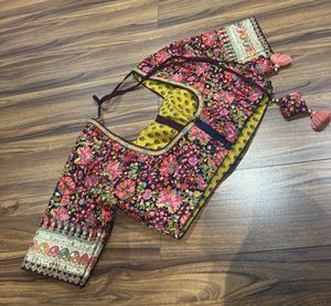 Floral Embroidered Indian Blouse
