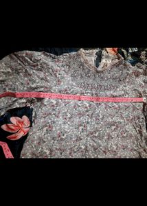 Floral Print Long Sleeve Top