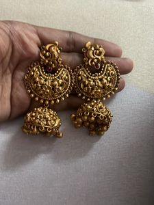 Chandbali Jhumkas