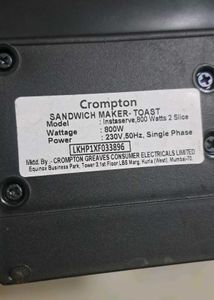 Crompton Sandwich Maker