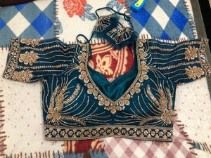 Peacock Blue Elegant Lehenga Choli With Dupatta