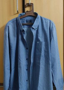 Peter England Striped Blue Shirt!