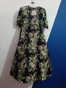Buy Myshka Women Black &amp;Green Floral Print