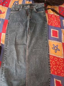 Denim Wide Leg Jeans