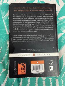 Kalidasa The Loom Of Time Indian Literature Book