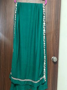 Green W Dupatta