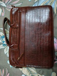 Brown Leather Laptop Bag