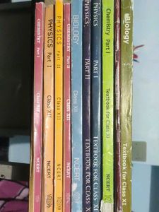 NCERT Textbooks: Physics, Chemistry, Biology (XI &