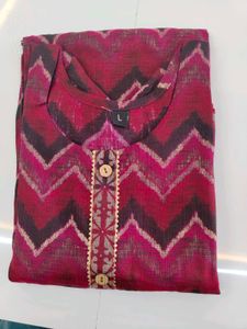 Chevron Print Kurta