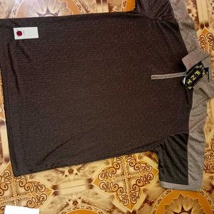 Patterned Polo T-Shirt