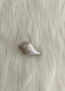 Pure Silver Seashell For Pooja Used ( Shunk)