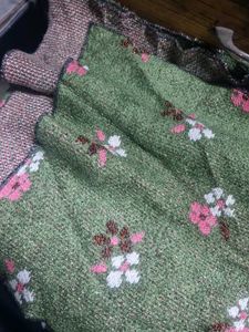 Floral Green Cardigan 1