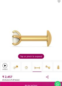 22kt Gold Nosepin