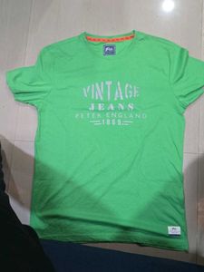 Peter England Green Tee