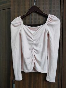 SALE 🛍️ Peach Rouched Top