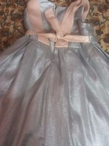 Sparkly Silver &amp; Pink Dress