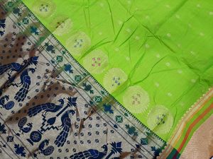 Light green Paithani