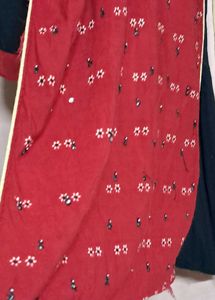 Kurti Red Black