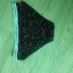 Cute Heart Print Briefs🖤