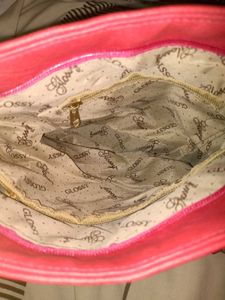 Hot pink Fringe Sling Bag