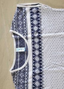 Island Geometric Print Top