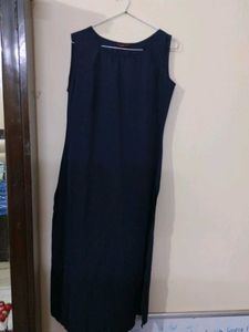 Sleeveless Blue Kurta