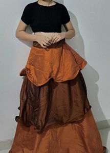 Unique Tiered Maxi Skirt