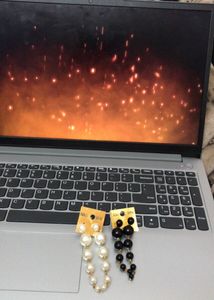 Pearl & Bead Drop Earrings