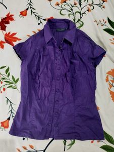 Kiabi Woman Purple Shirt - Size 38
