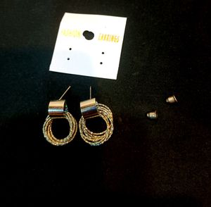 Silver Chain Earring