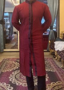 Maroon Ethnic Kurta