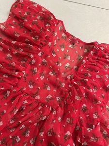 Floral Cute Crop Top