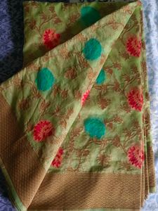 Beautiful Organza Floral Saree
