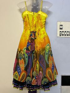 Pintrest Korean Colorful Girls&#39; Dress