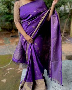 Elegant Purple Saree