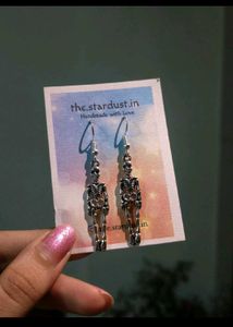 Resin Jellyfish Earrings And Skeleton