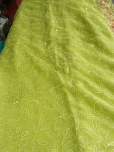 Elegant Green Saree
