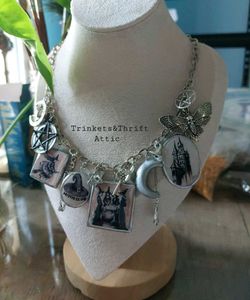 Handmade Witch Charm Necklace