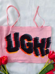 Y2K Graphic Print Cute Cami Top