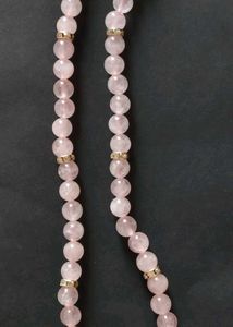Rose Quartz Crystal Necklace
