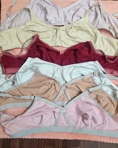40 Size, 6 Full Coverage Bras + Free 🎁