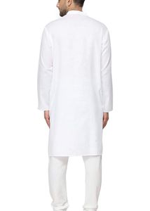 Men&#39;s White Cotton Kurta Set all sizes available