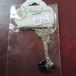 Black butterfly pendent