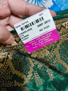 Emerald Green Saree