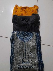 3combos Kurti For Women