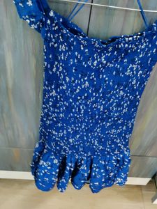 Off Shoulder Droped Waist Dress