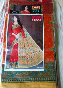 Women Pure Cotton Saree