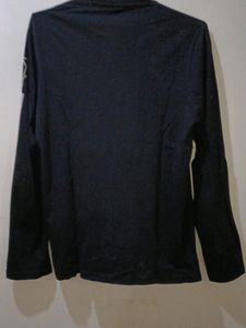 MADO RAPIDO BLACK FULL SLEEVES T SHIRT WITH FULL SLEEVE ONE SIDE TATTOO