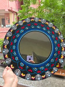 Blue And Red Mandala
