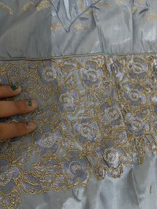 Offer .. Offer.  Beautiful Gown With Heavy Jarkan Dupatta .. Only One Time Wear